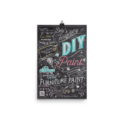 DIY Paint Retailer Poster - MUST BE SHIPPED TO USPS ADDRESS ONLY