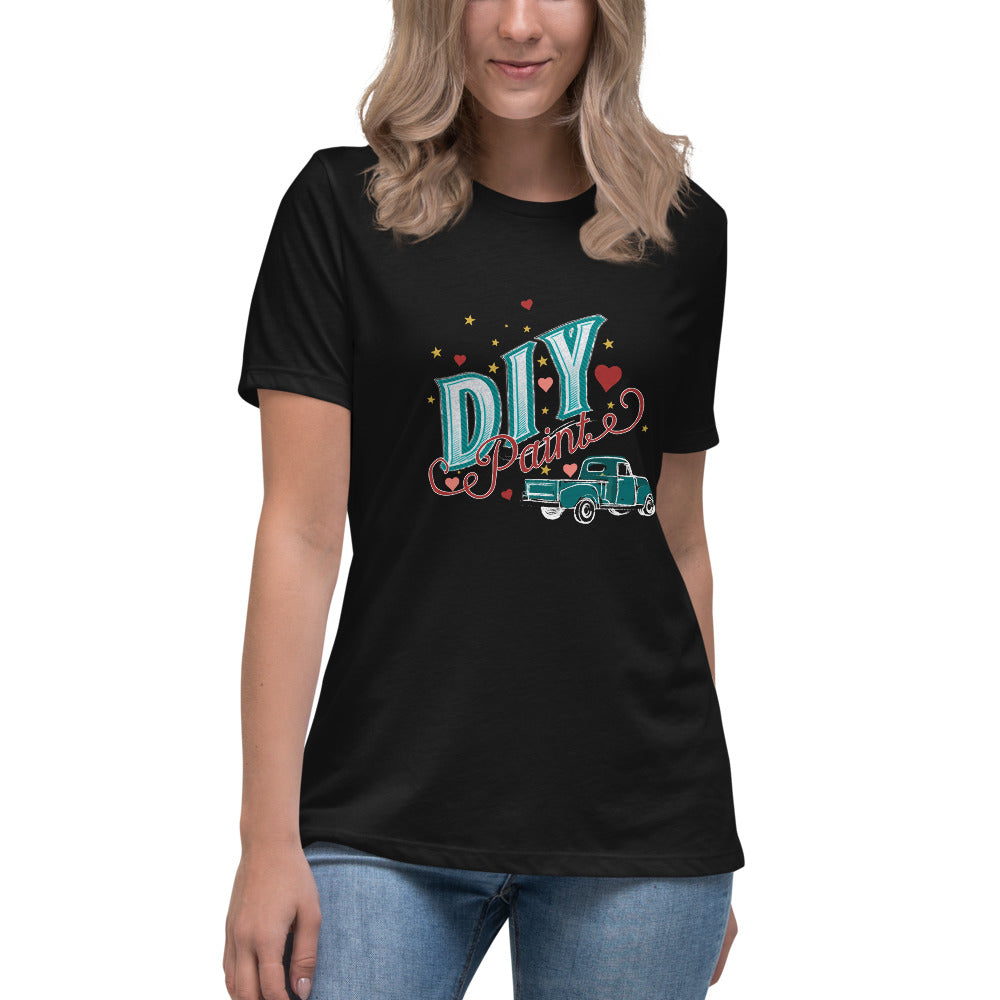 DIY Bella Women's Relaxed T-Shirt Dark